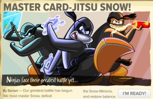 Club Penguin Times Issue 396 – Master Card-Jitsu Snow Now!