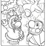club penguin coloring pages for girls