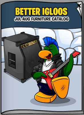 Club Penguin July 2010 Better Igloos Furniture Catalogue