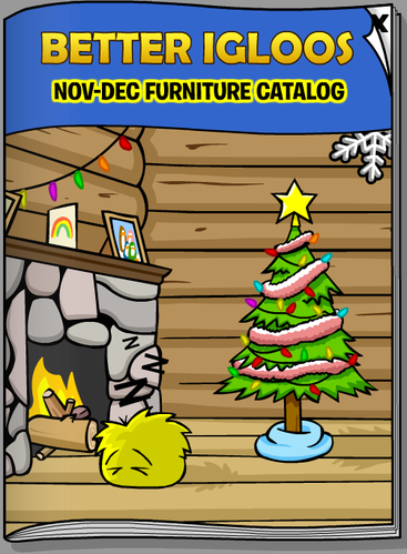 Club Penguin November 2008 Better Igloos Furniture Catalog