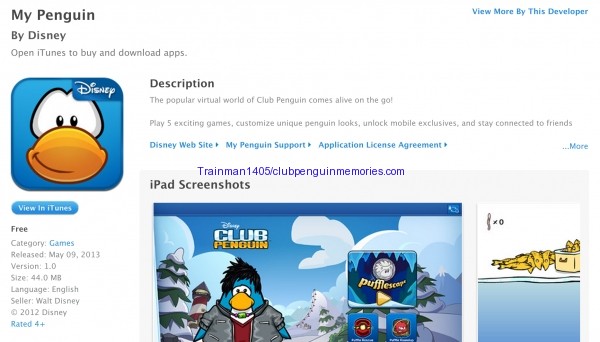 Club Penguin for iPhone - Download