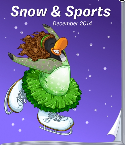Club Penguin Snow & Sports December 2014 Catalogue