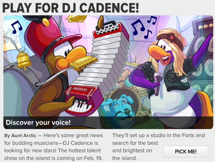 Cadence  Club Penguin Publishing