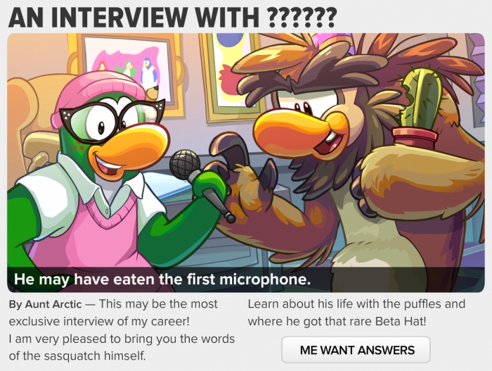Club Penguin Times Issue #494 – Interview With ?????? | Club Penguin Island Cheats