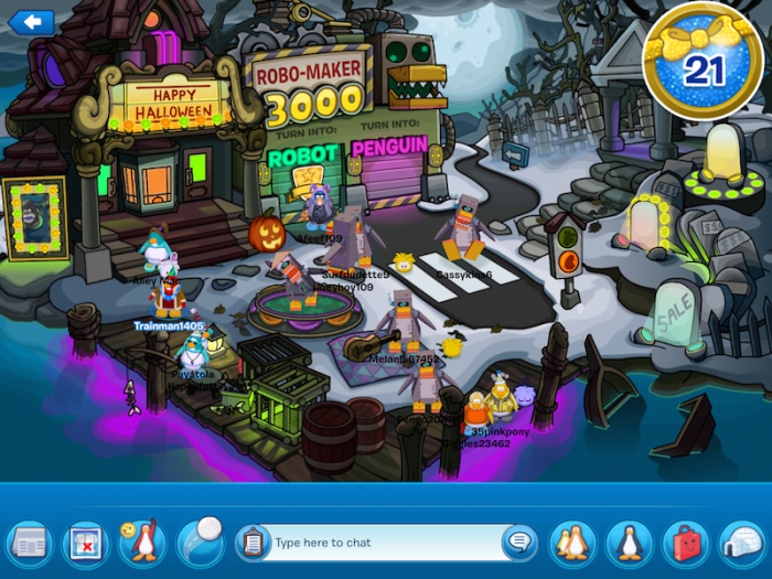 Club Penguin Halloween Party 2015 Room Sneak Peeks (Updated With More Rooms  and Music!), Club Penguin Memories