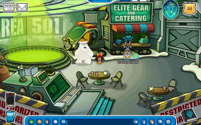 EPF Command Room  Club penguin, Penguins, Penguin room